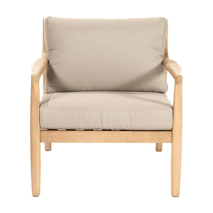 Mauritius 5 Piece Hocker Set - Light Teak Finish Pacific Lifestyle 9