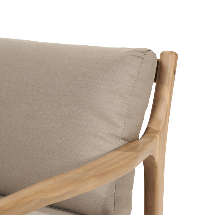 Mauritius 5 Piece Hocker Set - Light Teak Finish Pacific Lifestyle 12