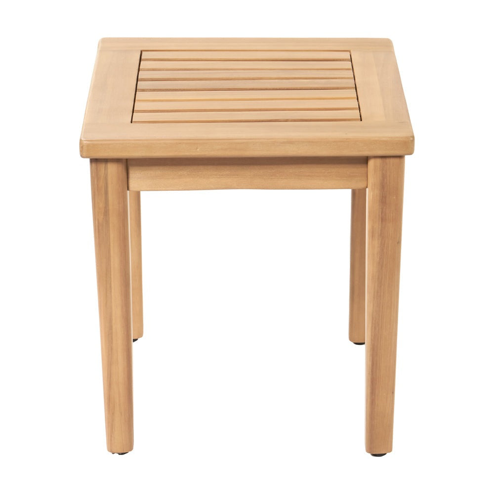 Mauritius 5 Piece Hocker Set - Light Teak Finish Pacific Lifestyle 22