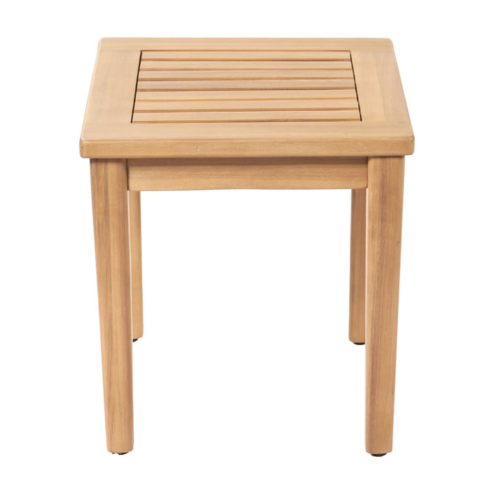 Mauritius 5 Piece Hocker Set - Light Teak Finish Pacific Lifestyle 22