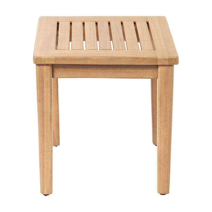 Mauritius 5 Piece Hocker Set - Light Teak Finish Pacific Lifestyle 23