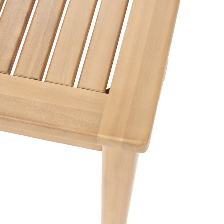 Mauritius 5 Piece Hocker Set - Light Teak Finish Pacific Lifestyle 24