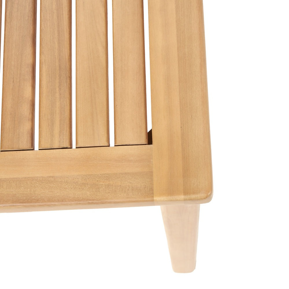 Mauritius 5 Piece Hocker Set - Light Teak Finish Pacific Lifestyle 26