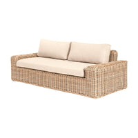 Olivia's Outdoor Garda Natural Antique Lounge Set