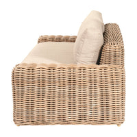 Olivia's Outdoor Garda Natural Antique Lounge Set