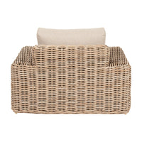 Olivia's Outdoor Garda Natural Antique Lounge Set