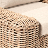 Olivia's Outdoor Garda Natural Antique Lounge Set