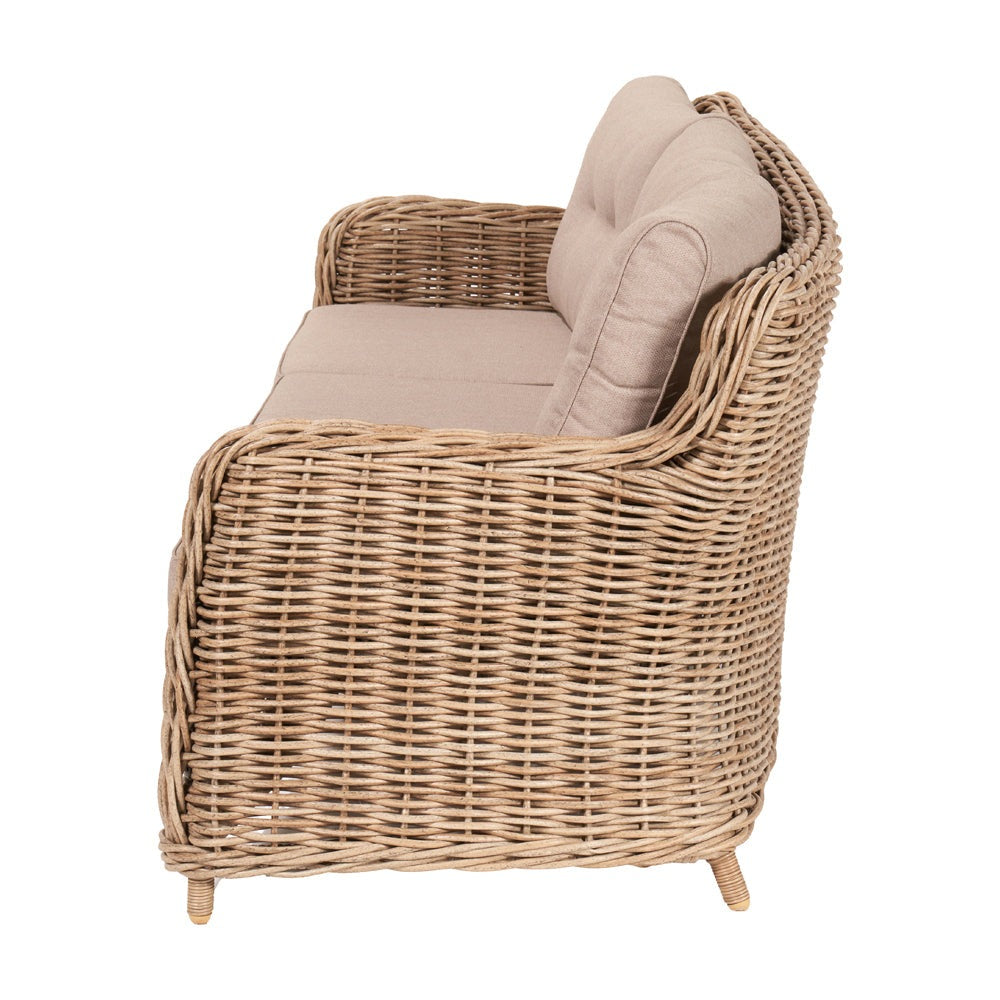 Olivia's Outdoor Baramino Natural Antique Lounge Set