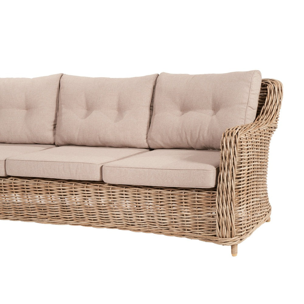 Olivia's Outdoor Baramino Natural Antique Lounge Set