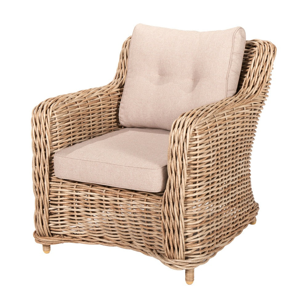 Olivia's Outdoor Baramino Natural Antique Lounge Set