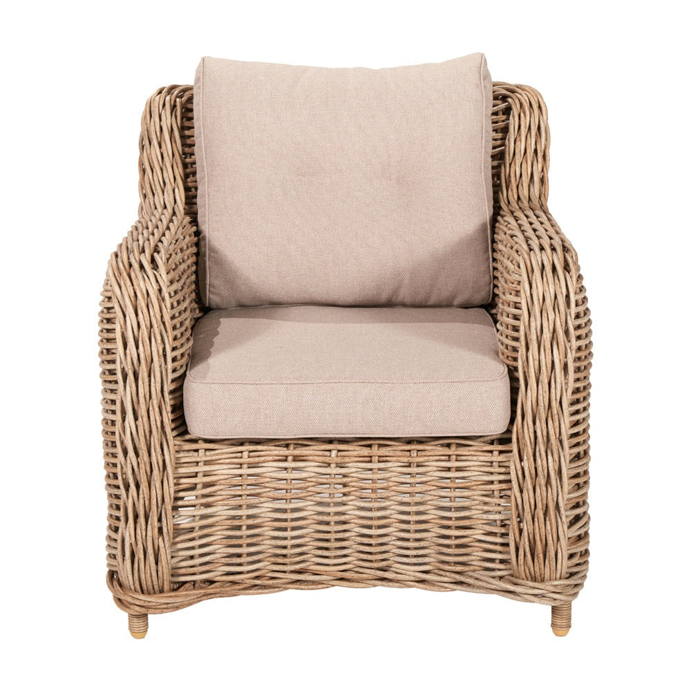 Olivia's Outdoor Baramino Natural Antique Lounge Set