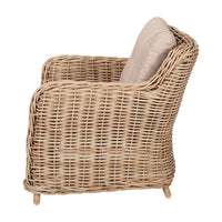 Olivia's Outdoor Baramino Natural Antique Lounge Set