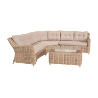 Olivia's Outdoor Baramino Natural Antique Corner Set