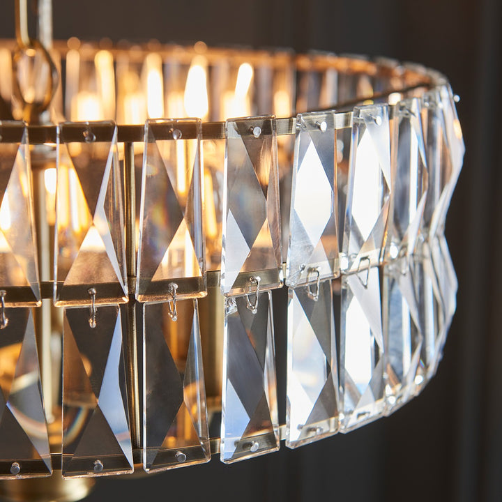 Clifton 3 Pendant Light - Antique Brass Endon 5