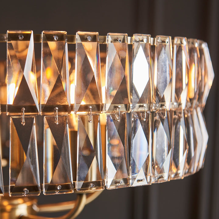 Clifton 5 Pendant Light - Antique Brass Endon 5