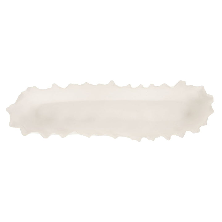 Ripple Crest White Bowl
