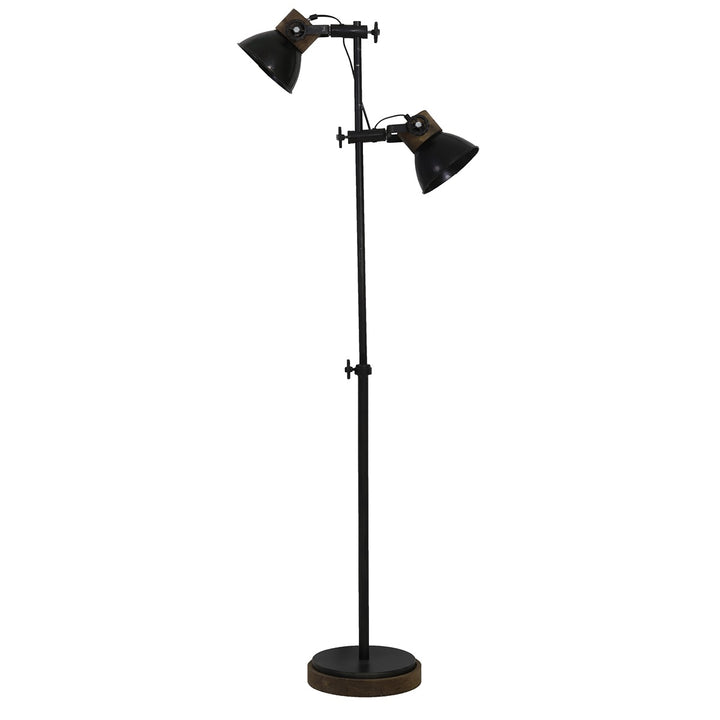 Jody Wooden Floor Lamp - Black Light & Living 1