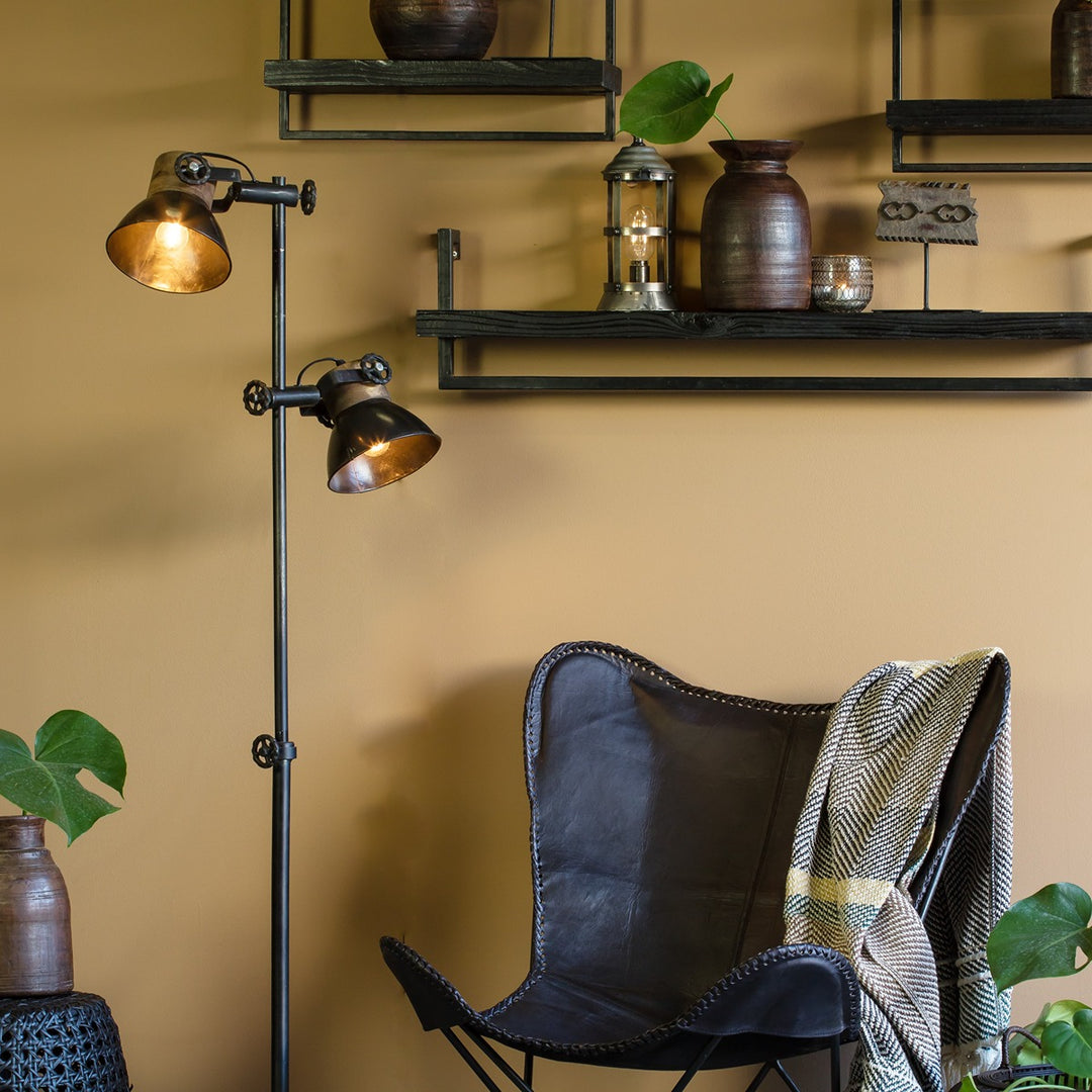 Jody Wooden Floor Lamp - Black Light & Living 2