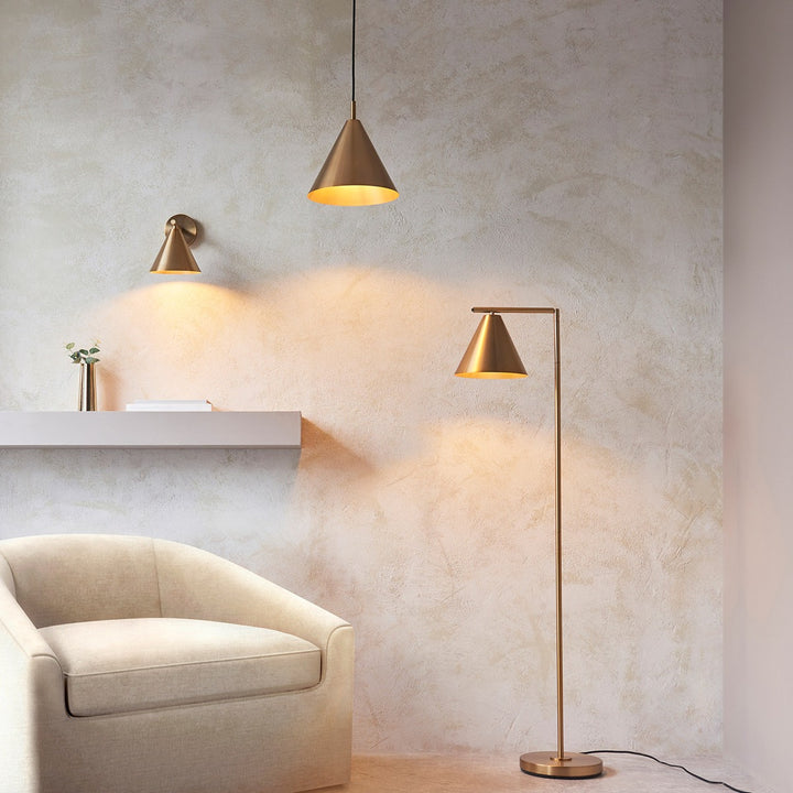 Cape Pendant Light - Antique Brass Endon 7