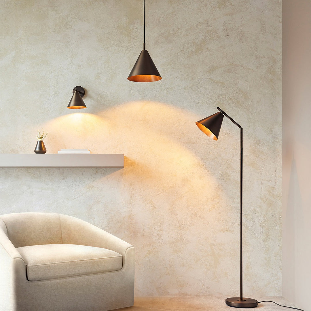 Cape Pendant Light - Antique Bronze Endon 6