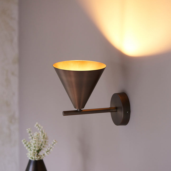 Cape Wall Light - Antique Bronze Endon 4