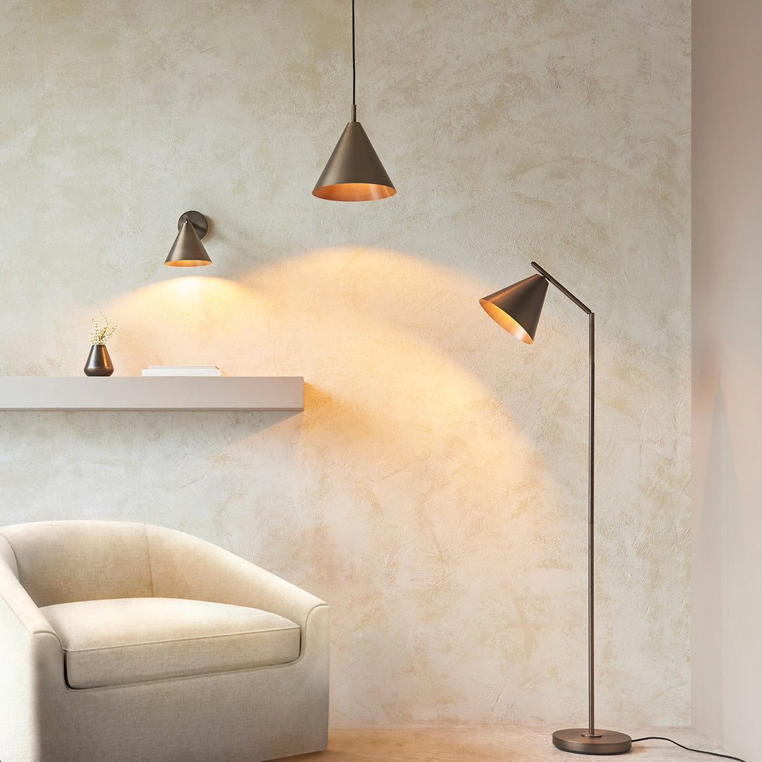 Cape Floor Lamp - Antique Bronze Endon 7