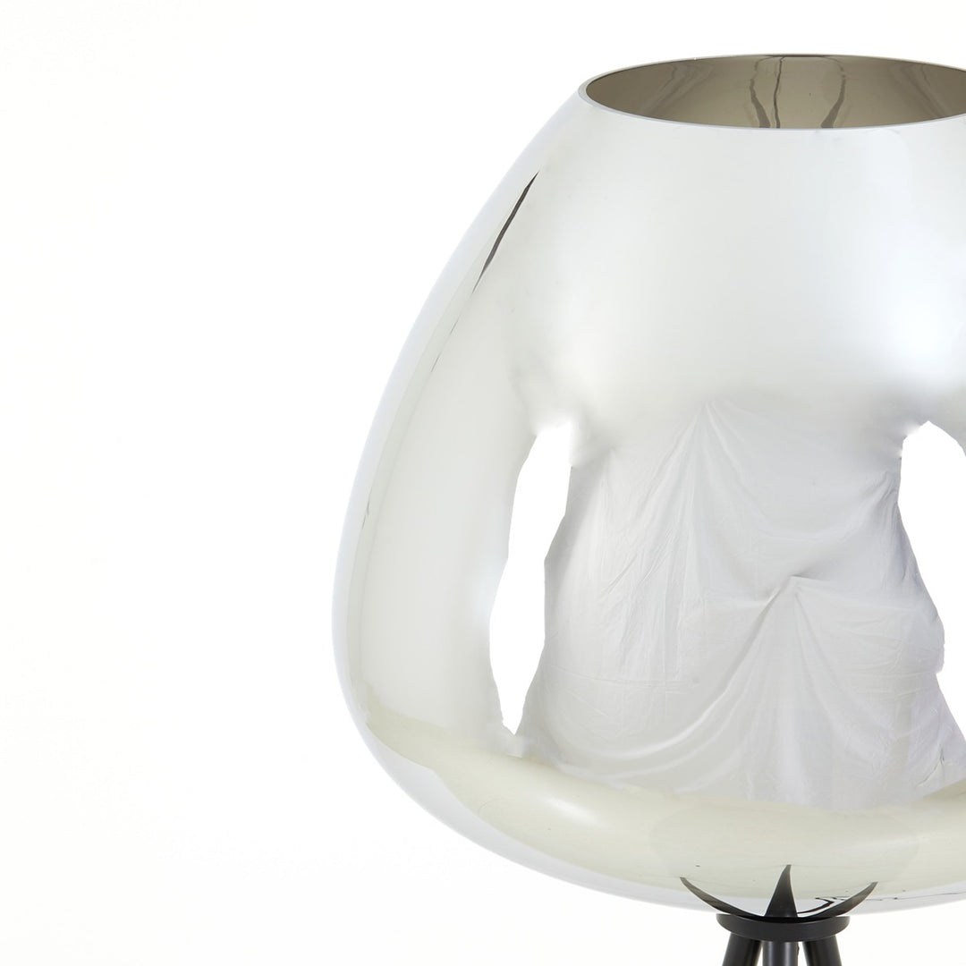 Mayson Floor Lamp - Matte Black & Smoked Glass Light & Living 6