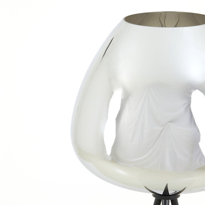 Mayson Floor Lamp - Matte Black & Smoked Glass Light & Living 6