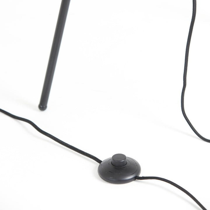 Mayson Floor Lamp - Matte Black & Smoked Glass Light & Living 9