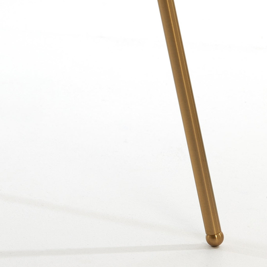 Mayson Floor Lamp - Gold & Brown Glass Light & Living 5