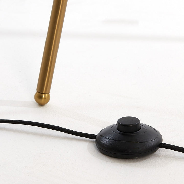 Mayson Floor Lamp - Gold & Brown Glass Light & Living 6
