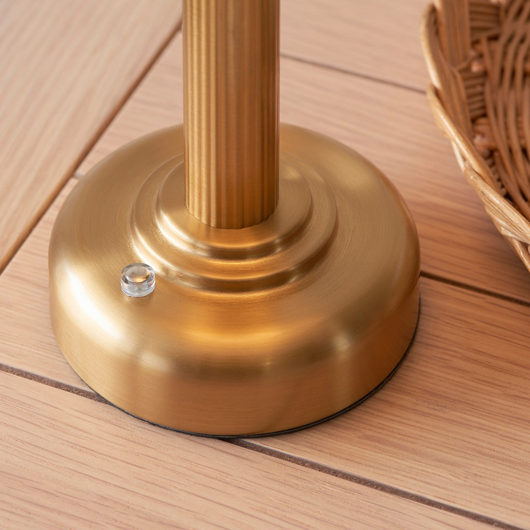 Birden Rechargeable Table Lamp - Warm Brass Endon 3