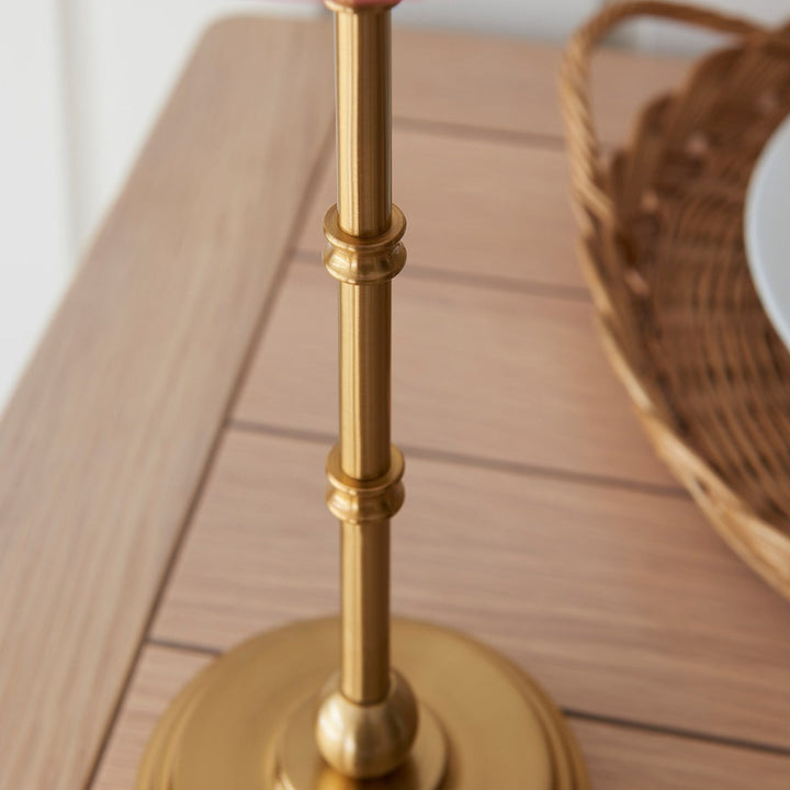 Barlow Rechargeable Table Lamp - Brushed Aged Brass Endon 4