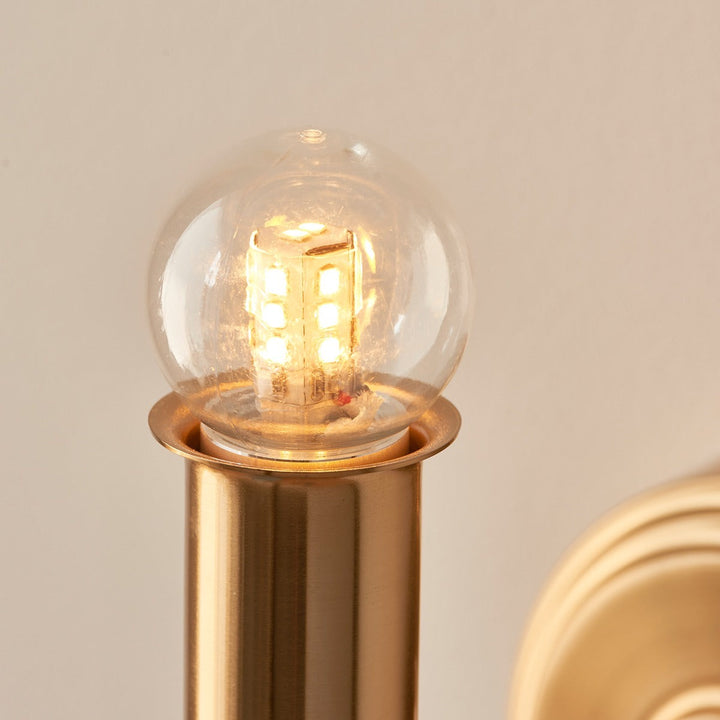 Barlow Rechargeable 1 Light Wall Light - Aged Brass Endon 3