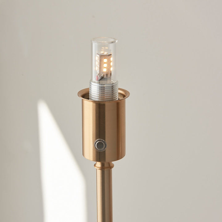Barlow Rechargeable Floor Lamp - Brushed Aged Brass Endon 3