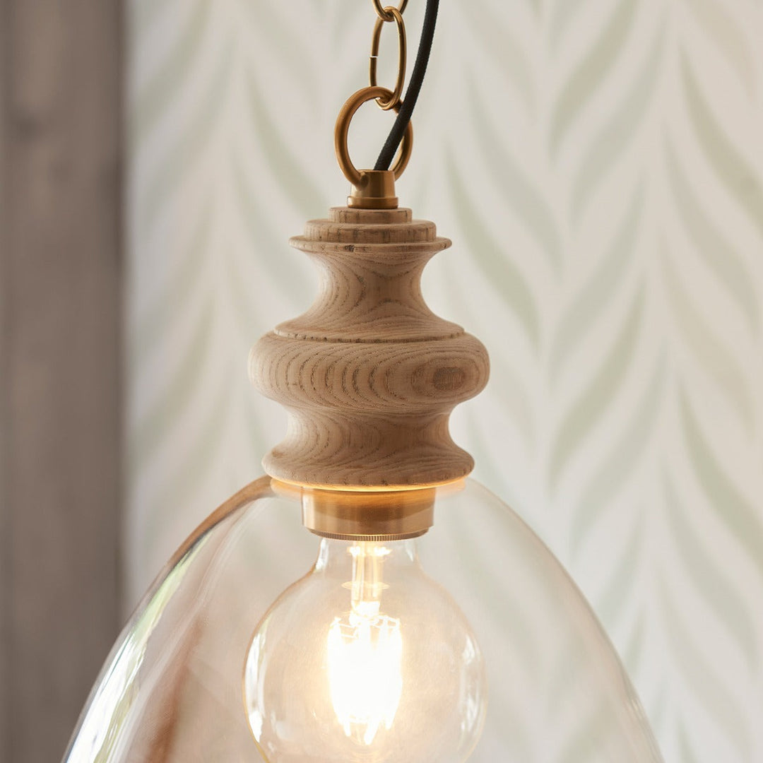 Chatswold 1 Pendant Light - Natural Ash Endon 3