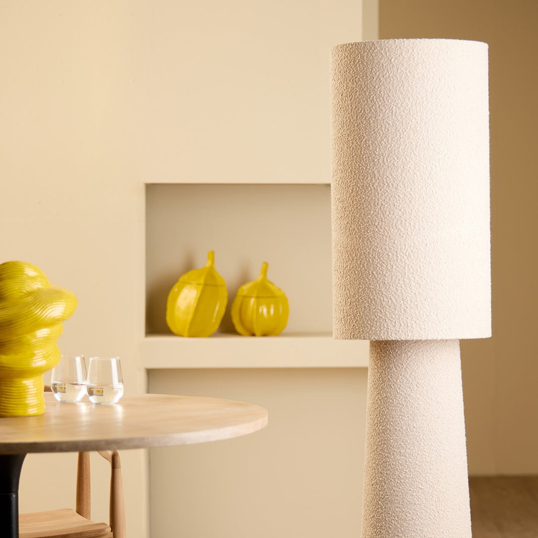 Mikkel Bouclé Floor Lamp - Cream Light & Living 2