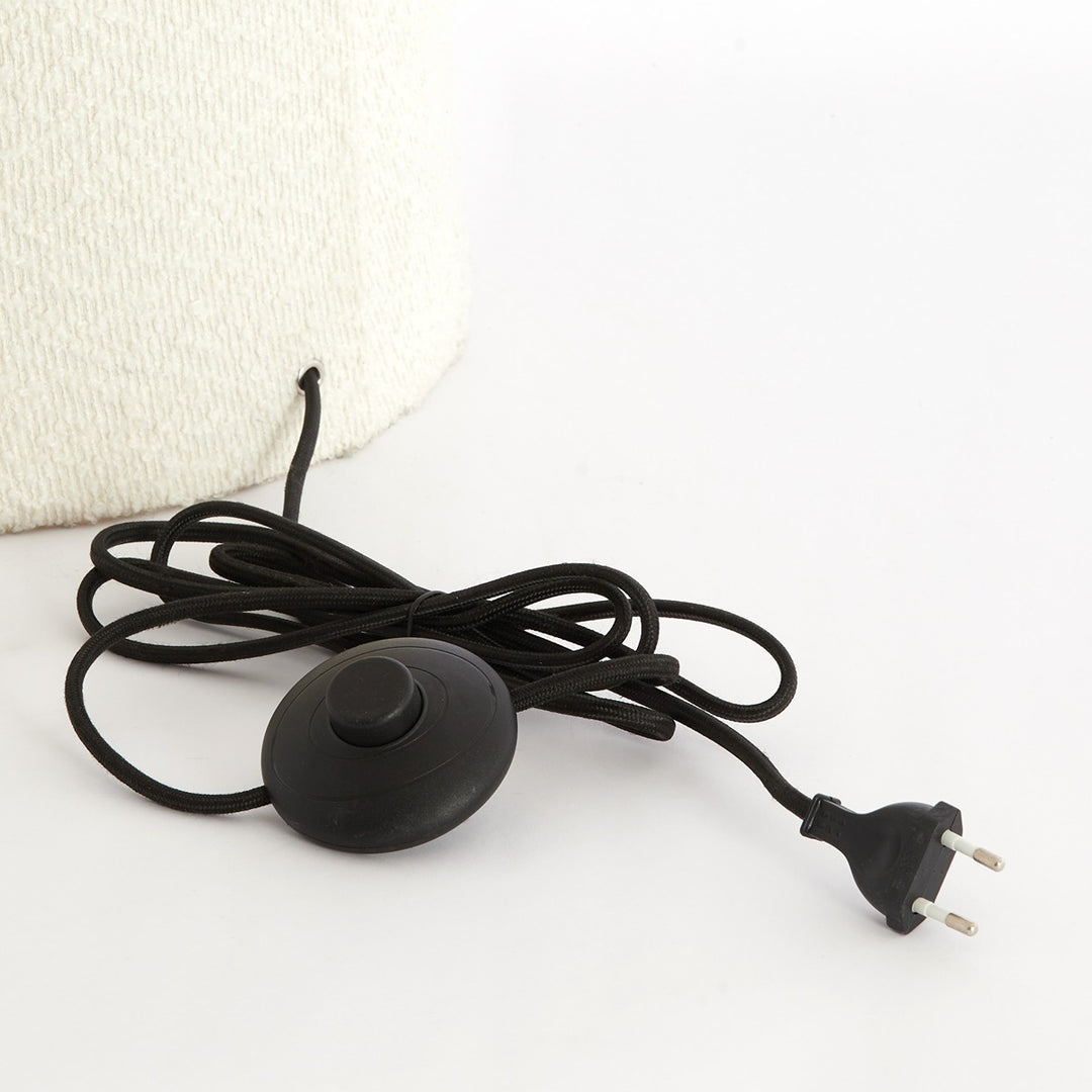 Mikkel Bouclé Floor Lamp - Cream Light & Living 9