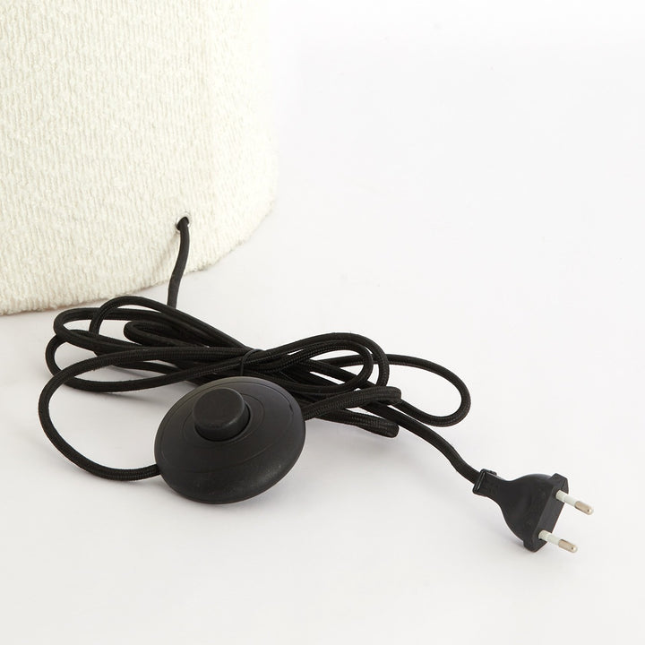 Mikkel Bouclé Floor Lamp - Cream Light & Living 9