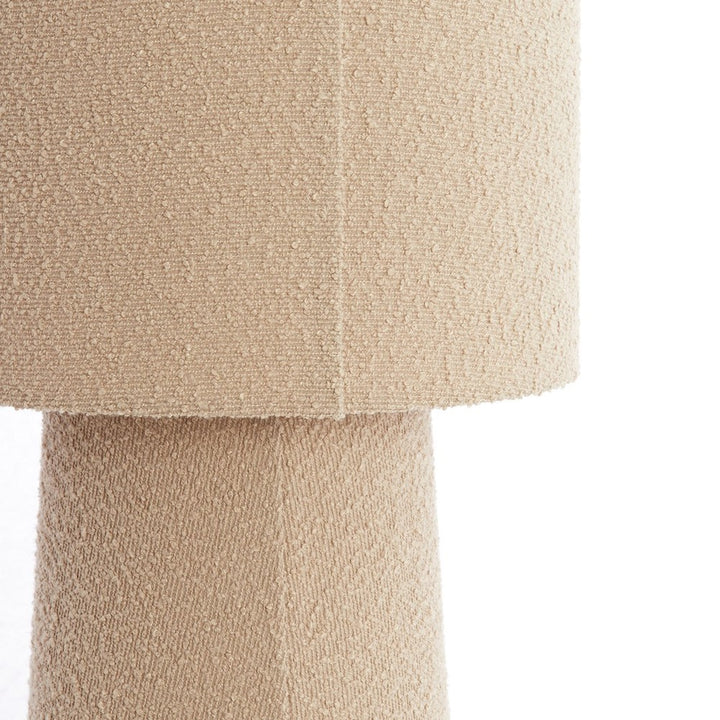 Mikkel Bouclé Floor Lamp - Sand Light & Living 4