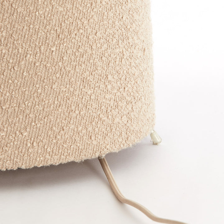 Mikkel Bouclé Floor Lamp - Sand Light & Living 6