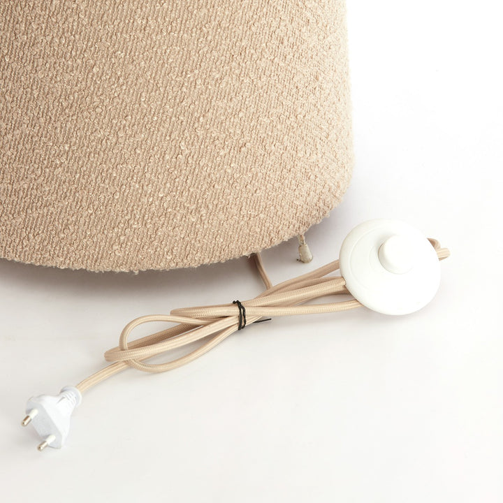 Mikkel Bouclé Floor Lamp - Sand Light & Living 9