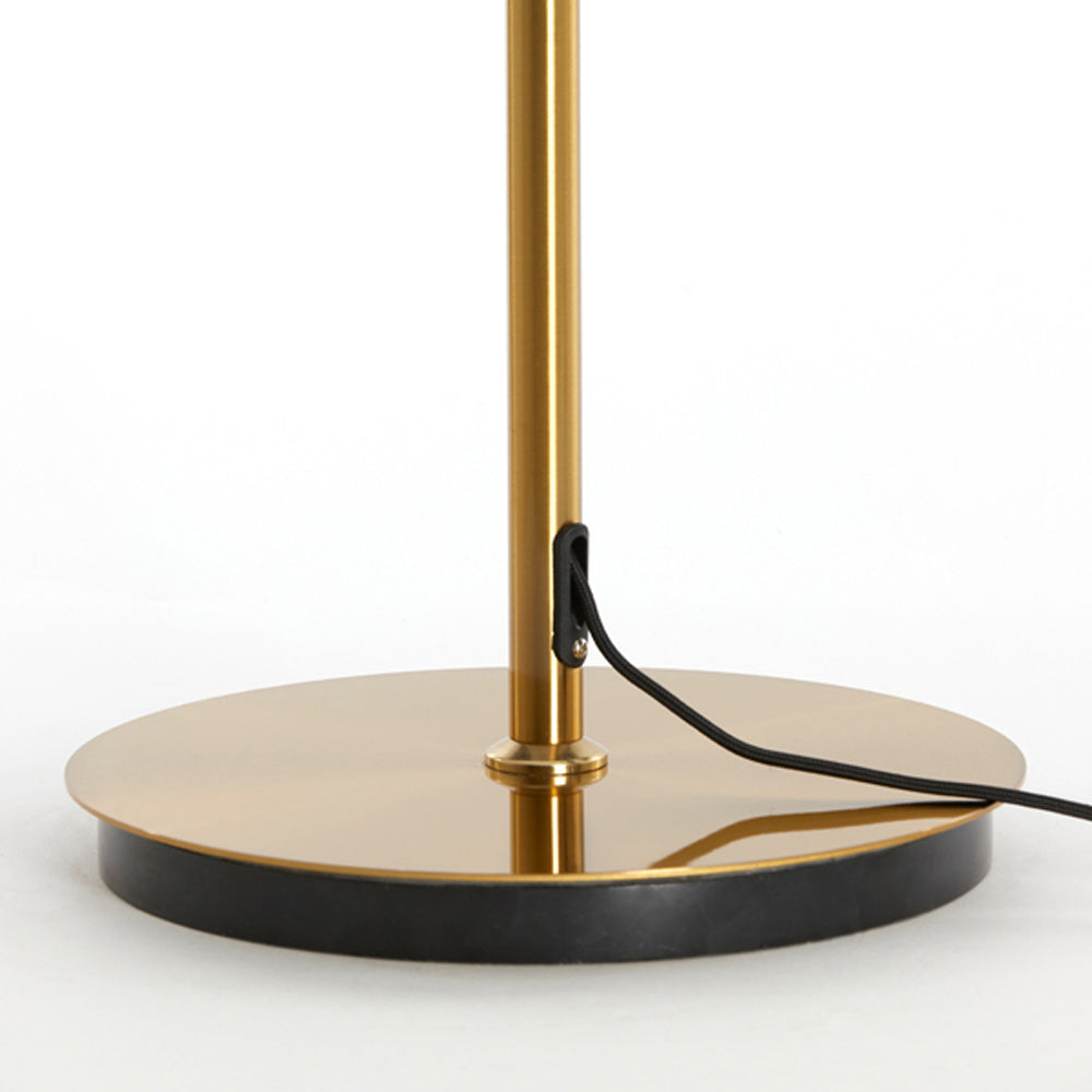 Light & Living Fungo Glass & Gold Floor Lamp