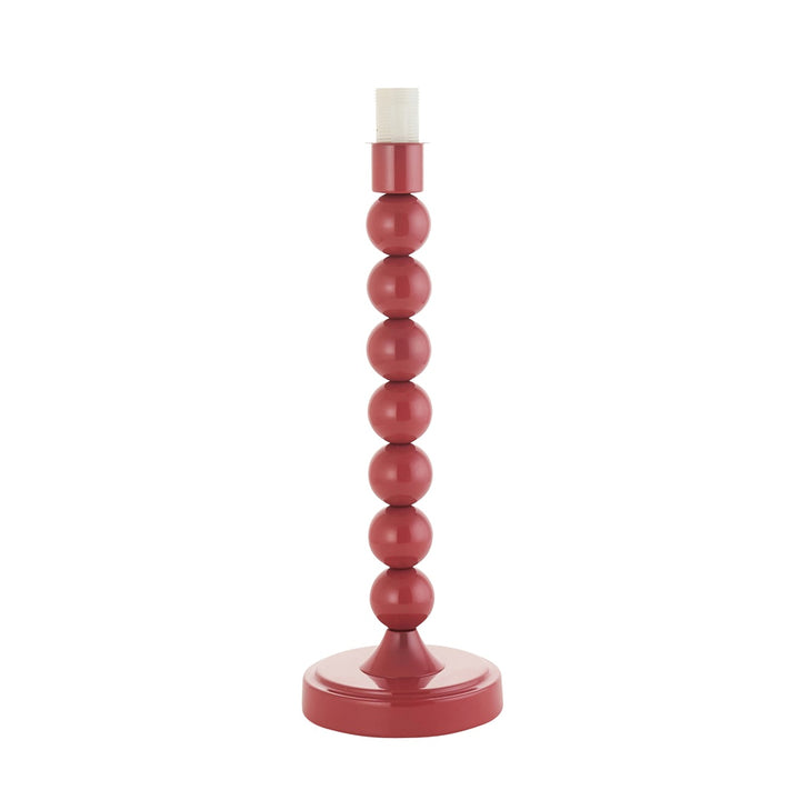 Whimsy Table Lamp - Gloss Pink Clay Paint Endon 1