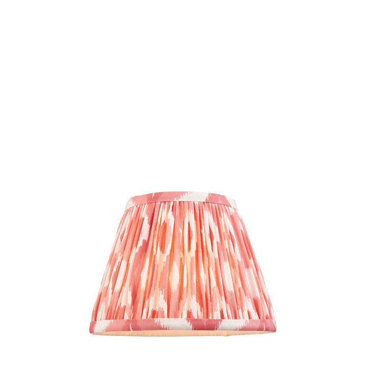 Ikat Shade 20cm - Coral Pink Fabric Endon 6