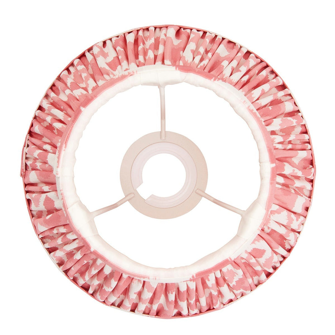 Ikat Shade 20cm - Coral Pink Fabric Endon 5