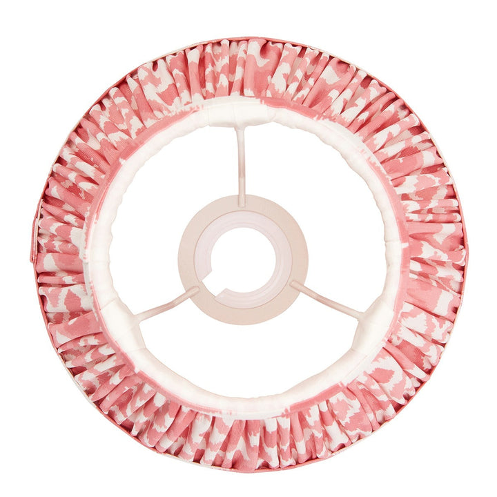 Ikat Shade 20cm - Coral Pink Fabric Endon 5