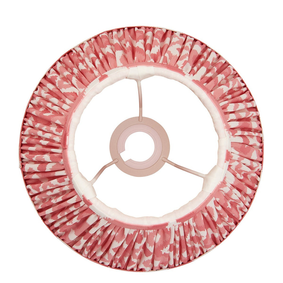 Ikat Shade 25cm - Coral Pink Fabric Endon 3