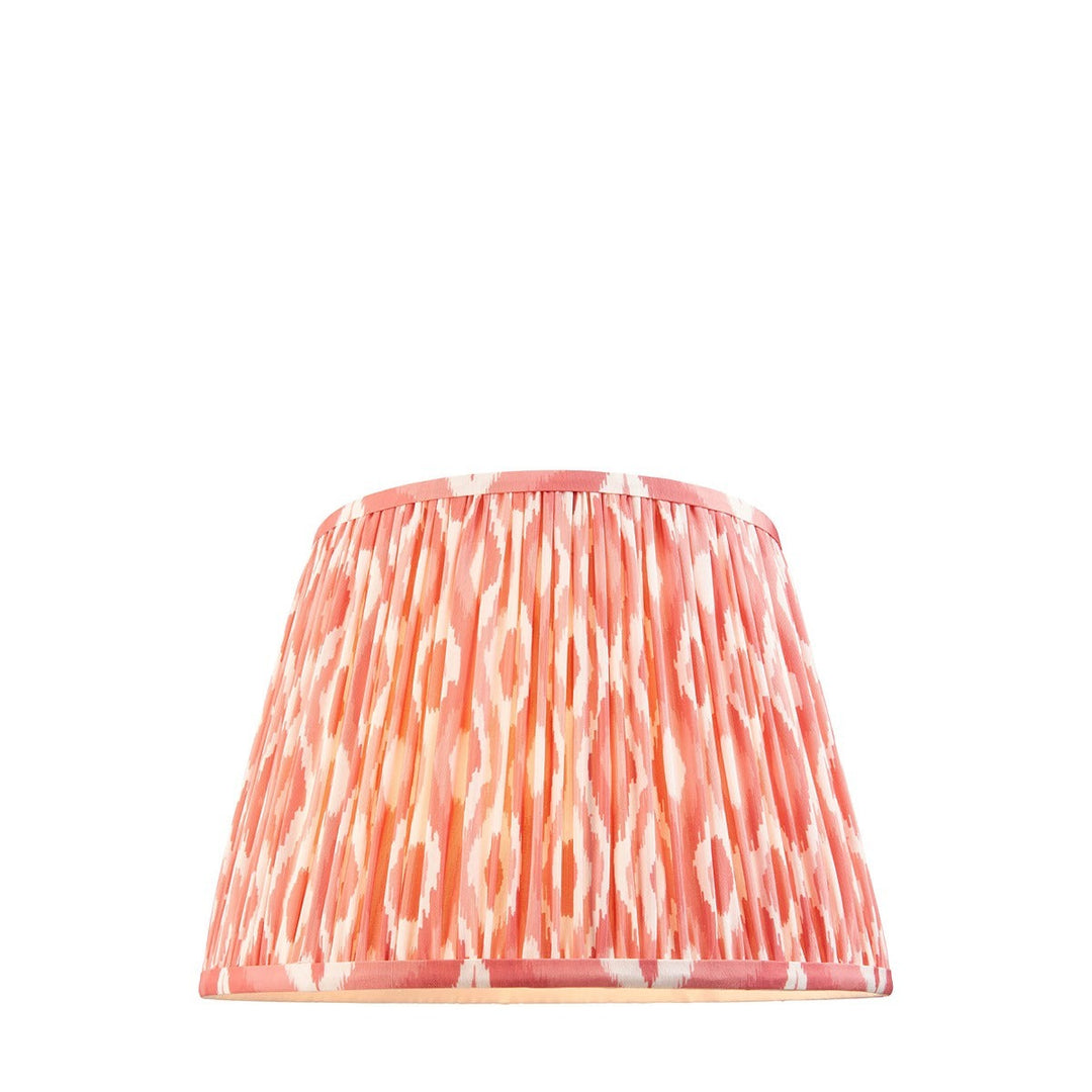 Ikat Shade 35cm - Coral Pink Fabric Endon 6