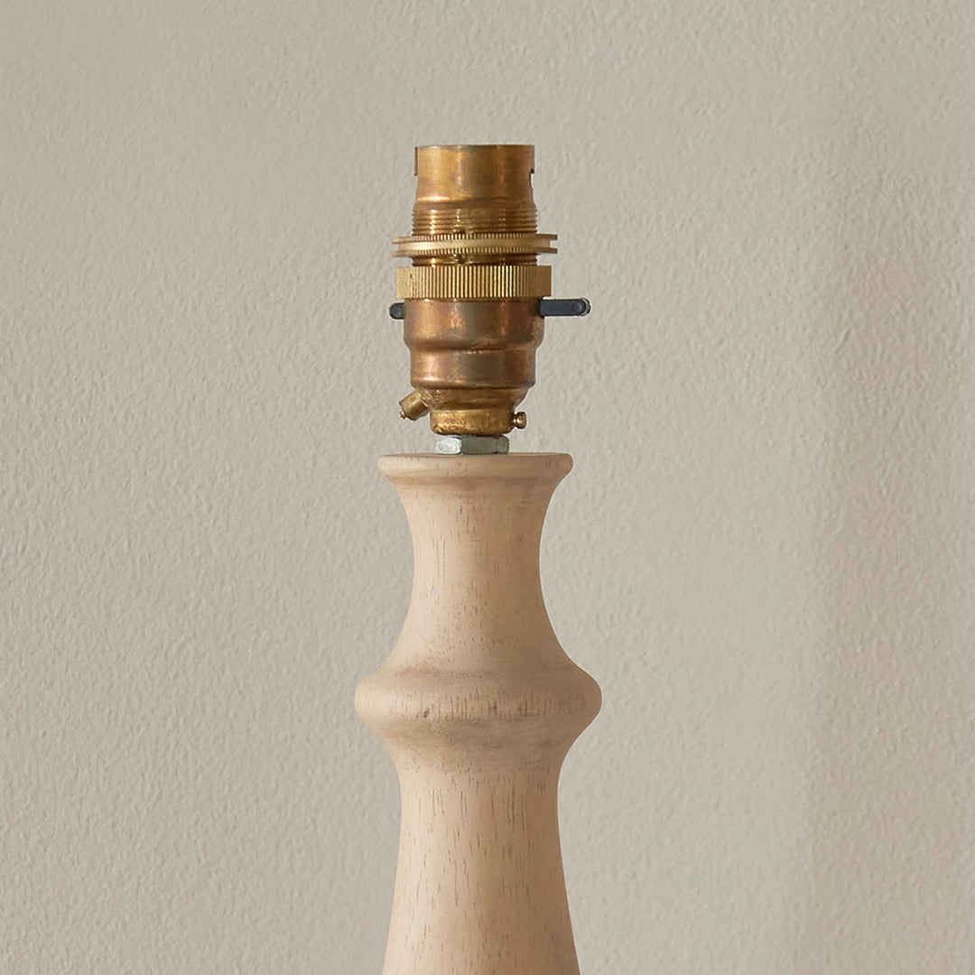 Hadcot Table Lamp - Natural Wood Endon 3